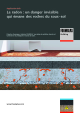 Isolant thermique imperméable au radon-foamglas